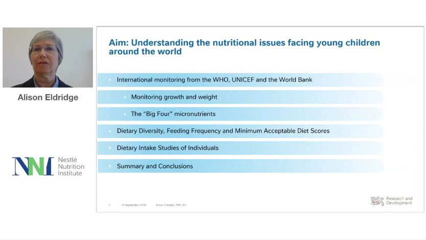 Cenário global de nutrição infantil por Prof. Alison Eldridge