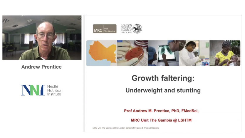Problema de crescimento, criança abaixo do peso e com crescimento abaixo do esperado por Prof. Andrew M. Prentice