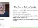 Introdução de alimentos “difíceis de gostar” às crianças (videos)