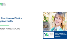 Uma alimentação a base de vegetais para uma saúde ideal: Sharon Palmer