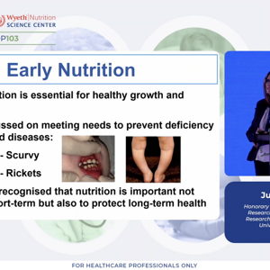 Addressing the Gap: From the Cradle to the Playground - Optimising Intake in Infants, Toddlers and Preschool Children