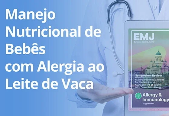 Manejo nutricional de bebês com alergia à proteína do leite de vaca