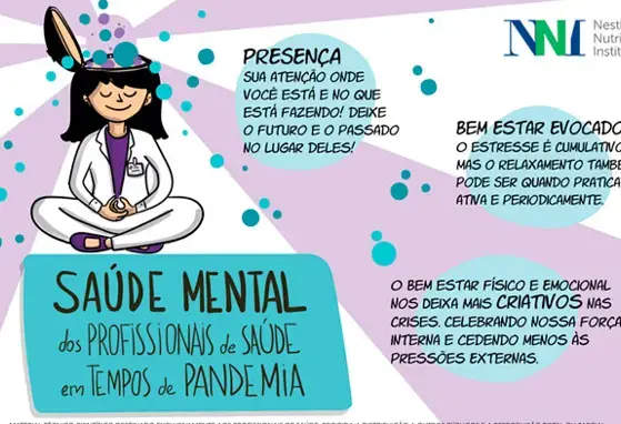 Saúde mental para os profissionais de saúde em tempos de pandemia (infographics)