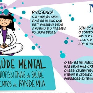 Saúde mental para os profissionais de saúde em tempos de pandemia (infographics)