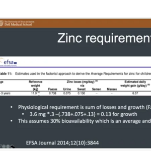 Necessidades de micronutrientes em crianças de 1 a 3 anos de vida (videos)