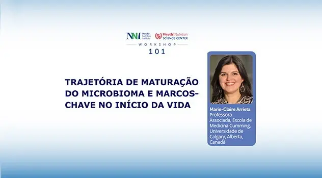 Trajetória de maturação do microbioma e marcos-chave no início da vida Trajetória de maturação do microbioma e marcos-chave no início da vida