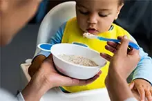 Efeito do cereal infantil fortificado 